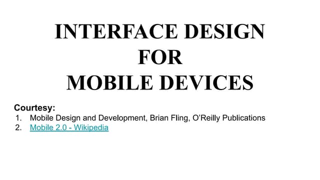 Mobile 2.0