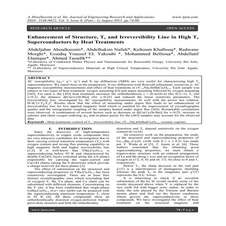High Tc superconductor based on perovskite oxide | PPTX