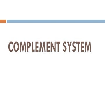 M 5 complement  system by Dr vimal prakash
