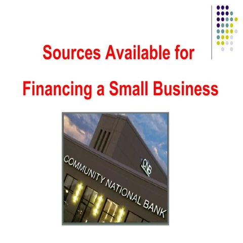M5 L2 Financing Sources 