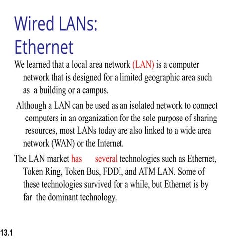 M5 L4 Ethernet-Wired LAN.pptx communication