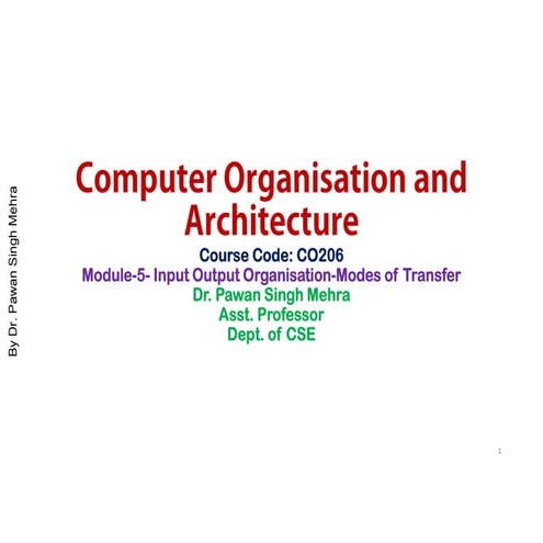 modes of transfer computer architecture. | PDF
