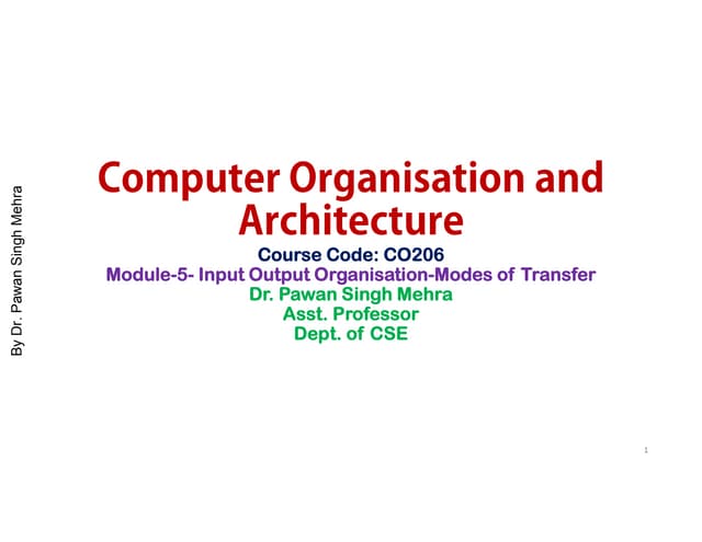 modes of transfer computer architecture.