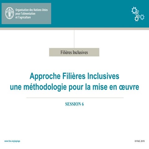 Filières inclusives : approche et méthodologie