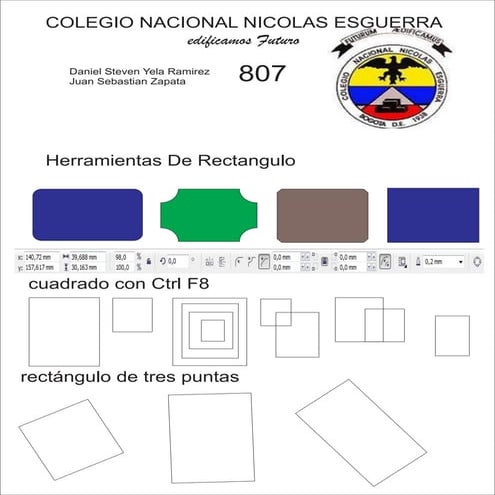 Yela y zapata Herramienta De Rectángulo 