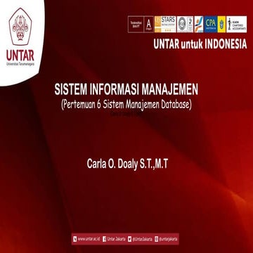 Sistem Informasi Manejemn-Sistem Manajemen Database