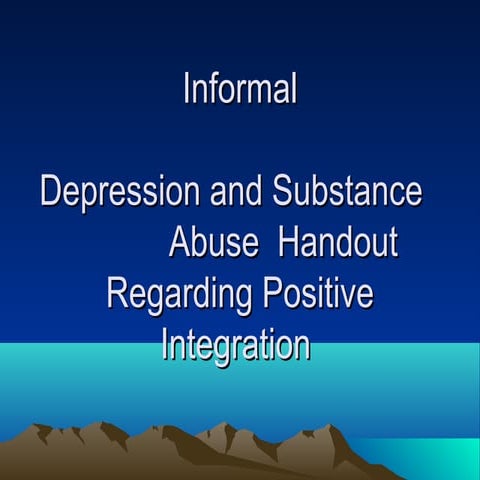 M7 a2 psy494  baroness thompson handout