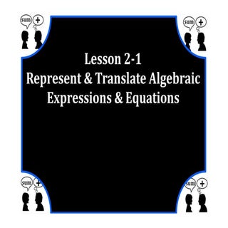 M7 lesson 2 1 represent & translate...