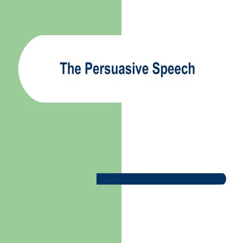 M7 persuasive speech