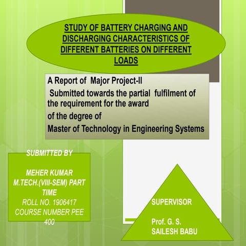 Study of Battery charging and discharging on different loads.pptx