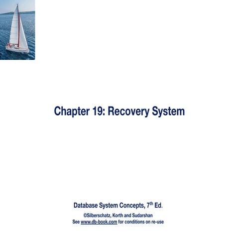Comprehensive Overview of Database Recovery Systems and Algorithms | PDF