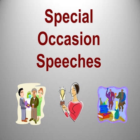 M8 special occasion speeches