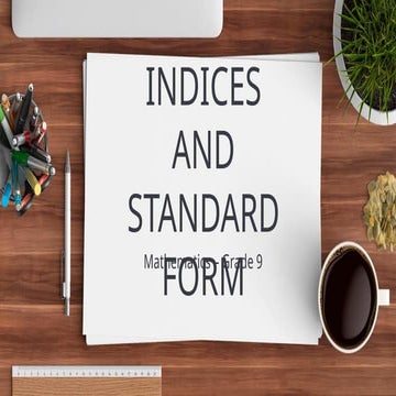 Mastering Standard Form: Writing and Calculating with Scientific ...