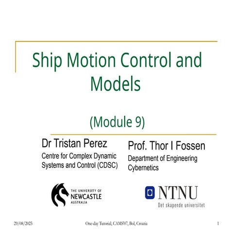 Motion and Model controlling with detail description | PPTX