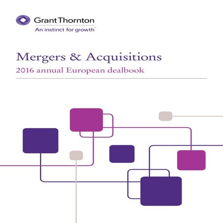 M&A - 2016 annual European dealbook