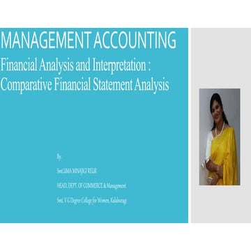 Management Accounting - FS Analysis & Interpretation