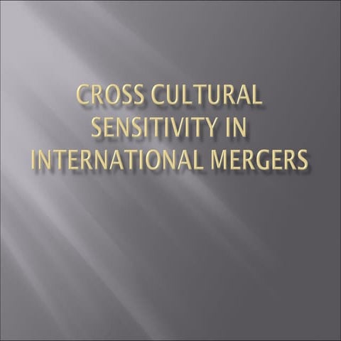 M&A Culture Factor Indian Context