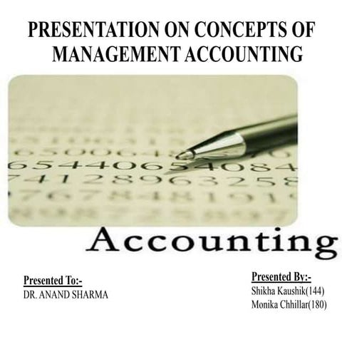 Management accounting