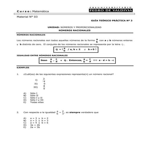 guias de matematicas