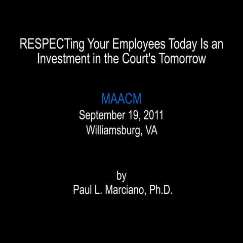 MACCM Conference 2011