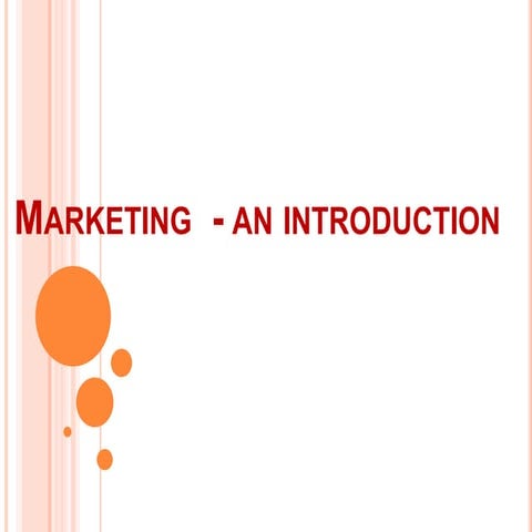 Maarketing introduction