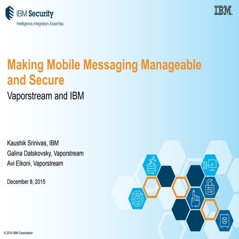 IBM MobileFirst Protect (MaaS360) : Rendre la Messagerie Mobile Gérable et Sé...