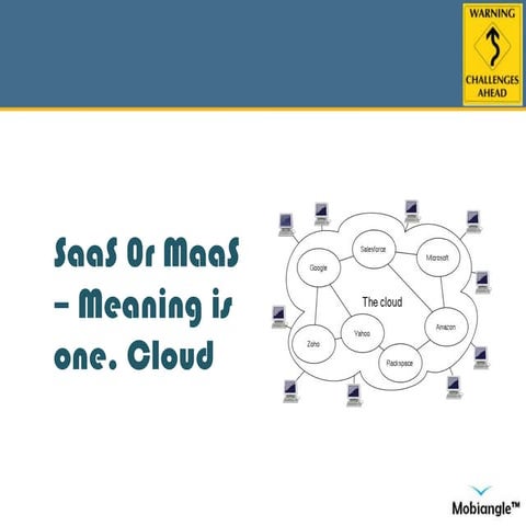 SaaS, MaaS, Cloud Capability
