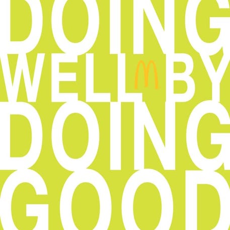 Maatschappelijk jaarverslag mc donald's nederland 2010 def