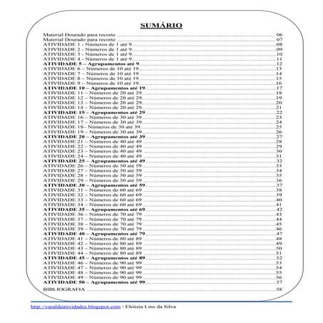MAB - DO 1 AO 99 (adaptado)