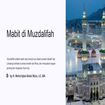 WAJIB HAJI MABIT DI MUZDALIFAH. pptx