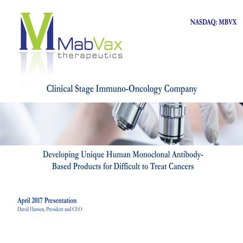 Mab vax presentation_april 2017 | PDF
