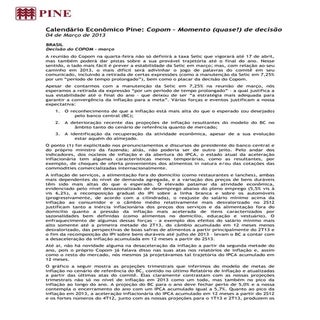 Calendário Econômico Pine: Copom – ...