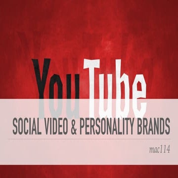 Mac114 social video & personality branding