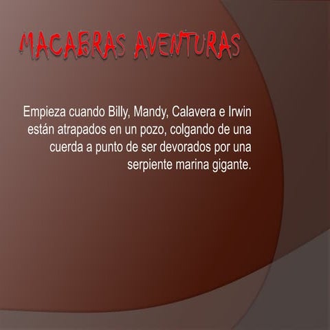 Macabras aventuras. horacio german garcia