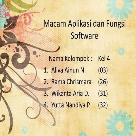 Macam Aplikasi dan Fungsinya