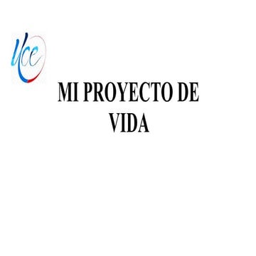 Proyecto de vida