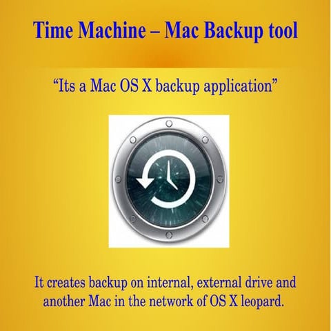 Mac backup and cloning