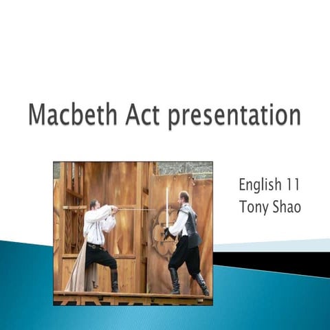 Macbeth act presentation