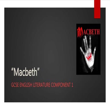 Macbeth GCSE Lit 9 1-LL