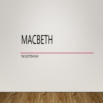 Macbethhistory