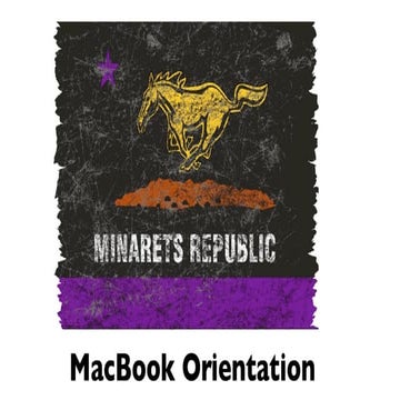 Macbook Orientation for Minarets HS