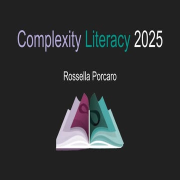 Complexity Literacy Meeting 2025 - "Macchine Come Me" di Ian McEwan - Rossell...