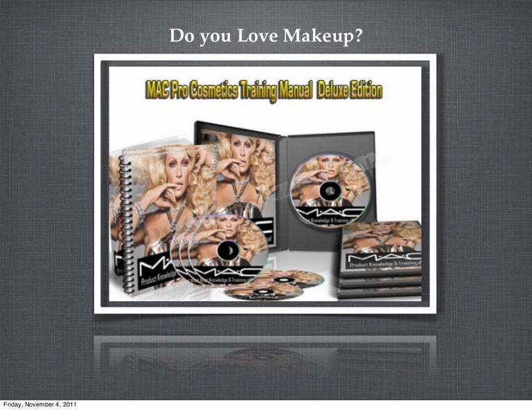 Mac cosmetics training manual