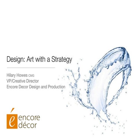 Event Design - Art with a Strategy