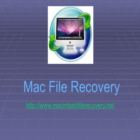 Mac file recovery