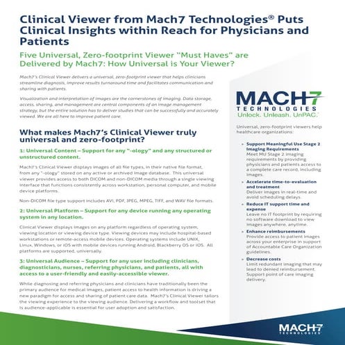 Clinical Viewer Puts Insights within Reach for Physicians and Patients