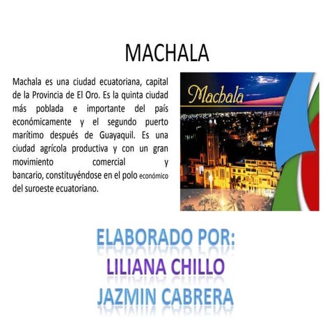 Machala | PPTX