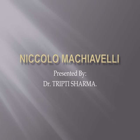 Machiavelli