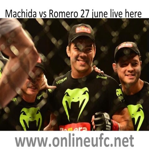 Watch machida vs romero live telecast here | PPT
