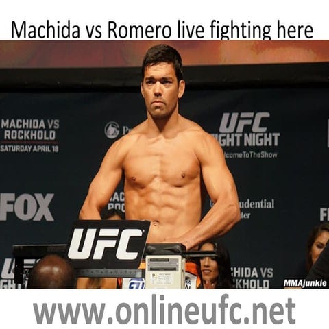 Watch machida vs romero live telecast here | PPT